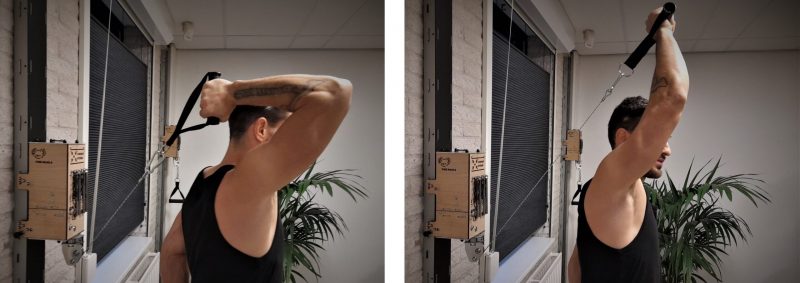 03 Thuis Trainen Fitness Oefeningen - 05 Tricpeps overhead